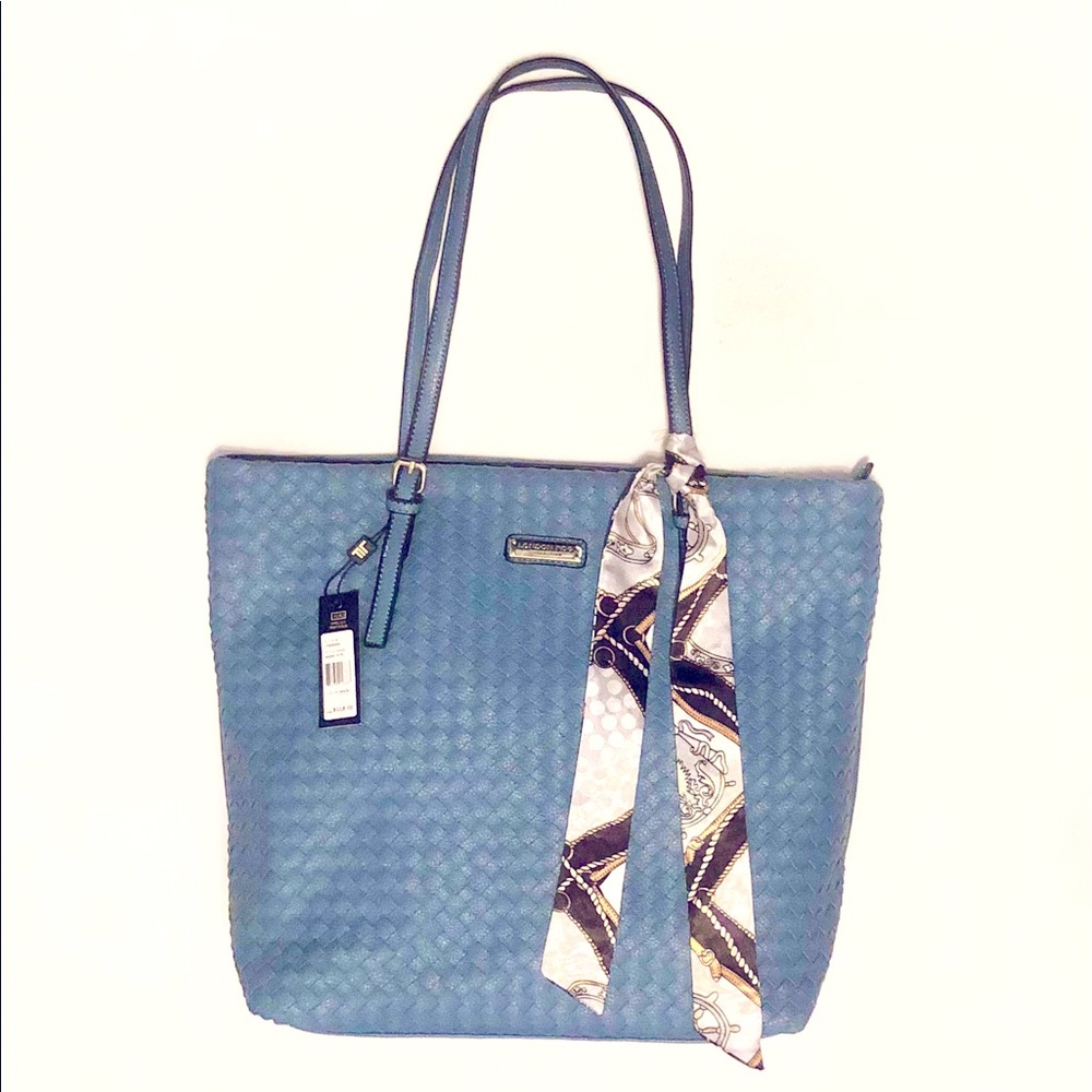 London Fog Annie Tote in Denim (NWT)